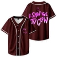 thumbnail image 5 of I Saw the TV Glow Merch Baseball Jersey 2024 Horror Movie Short Sleeve Shirts Women Men Funny Tops, 5 of 10
