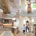 thumbnail image 2 of Stone Wall Plush Flannel Bath Rug 16x24 Inches, Quick Dry Absorbent Non Slip Mat for Bathroom Sink Tub, 2 of 8