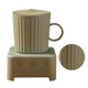 thumbnail image 2 of Taza enfriadora rápida para bebidas, cerveza, taza de enfriamiento rápido, refrigerador de escritorio para preservación del calor en dormitorio, enchufe CN, verde aguacate, 2 of 8