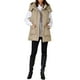 thumbnail image 2 of CHALECO INSPIRADOR CHIC para Mujer Abrigo de Invierno con Capucha, Cierre de Cremallera, Largo Medio, Sin Mangas, Acolchado, Talla M, Caqui, 2 of 6