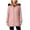 Pink, variant on ZACPNCV Womens Quilted Coat Long Sleeve Solid Color with Hood Stylish and Warm Outerwear for Fall Winter
