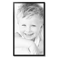 thumbnail image 2 of ArtToFrames 19" x 33" Satin Black Tall Picture Frame, 19x33 inch Black Wood Poster Frame (WOM-1852), 2 of 8