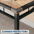 thumbnail image 4 of Dining Table Set for 4, Dining Room Table Set for 4 with Corner Protector, Wood Kitchen Table and Chairs Set of 4 with Upholstered Chairs for Small Space, Kitchen Room, Apartment, 4 of 6