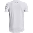 thumbnail image 2 of Under Armour Boy's Sportstyle Left Chest Short Sleeve T-Shirt (Pitch Gray/Black, XS), 2 of 2