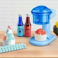 thumbnail image 5 of Snow Cone Maker Set: Blue Plastic Shaved Ice Machine & Slushie Maker, Hand Wash, 30W, 6-Volume Capacity, 5 of 5