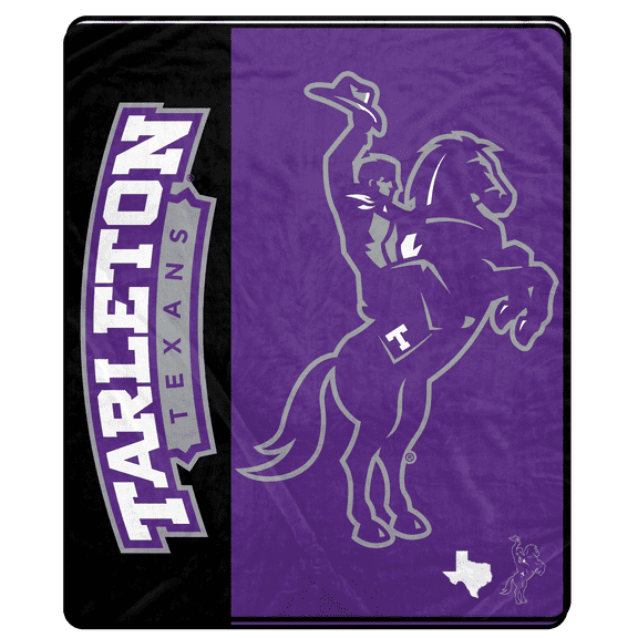 NCAA Tarleton State Texans 50x60 Inch Ultra Soft Tailgate Throw