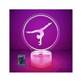 thumbnail image 1 of Luz nocturna 3d de gimnasia artística creativa, Interruptor táctil alimentado por Usb, decoración Led con Control remoto, lámpara 3d de ilusión óptica, 1 of 5