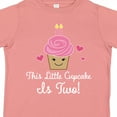 thumbnail image 4 of Inktastic 2nd Birthday Cupcake Girls Cute Girls Toddler T-Shirt, 4 of 5