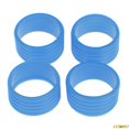 thumbnail image 1 of 4 Pcs Silicone Tennis Racket Grip Ring Handle Closure Rubber Blue, 1 of 6