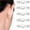Silver, variant on Duslogis 16Pcs Silicone Earring Backs for Studs and Hoops, Secure Locking for Heavy Earrings, Hypoallergenic Soft Clear (8 Gold 8 SIlver)