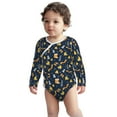 thumbnail image 2 of Xecao Scarf Ski Shoes sock Print Baby unisex-baby Cotton Long-sleeve Bodysuits-3 Months, 2 of 6