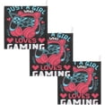 thumbnail image 6 of Just A Girl Gaming Baby Muslin Washcloths Soft Absorbent Face Towel, Cute Video Gamepad Console Burp Cloths Cotton Bath Wipes 5 PCS Infant Wash Cloth for Newborn Boys Girls 12x12 inches, 6 of 6