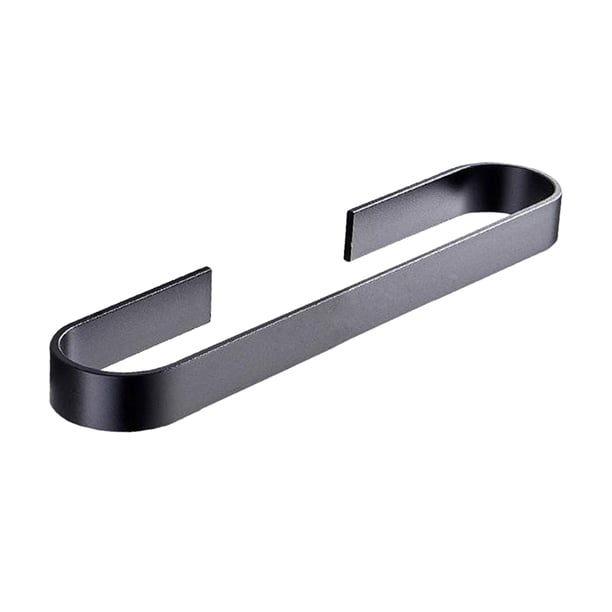 Toallero para baño y cocina, organizador de almacenamiento que ahorra espacio 25cm Negro