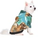 thumbnail image 2 of Fotbe Funny Swimming Chihuahua Sudadera con Estampado para Perros Pequeños – Suéter con Capucha para Mascotas, Tela Suave de Forro Polar con Bolsillo-Small, 2 of 7