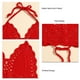 thumbnail image 4 of Top de bikini de Ganchillo NikouMX sujetador de bikini atado halter, 4 of 5
