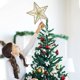 thumbnail image 4 of Estrella de adorno para árbol de Navidad, adorno para árbol de estrella iluminado con alambre LED, decoraciones para árboles de Navidad, 4 of 5