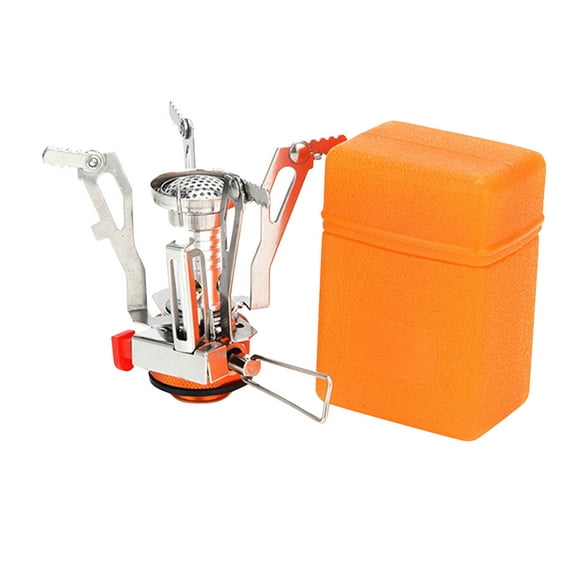 NSESSHome Portable Camping Stove Backpacking Stove, Lightweight Mini Gas Stove for Hiking, Travel, Adventures, and Emergencies, Portable Camp Stove