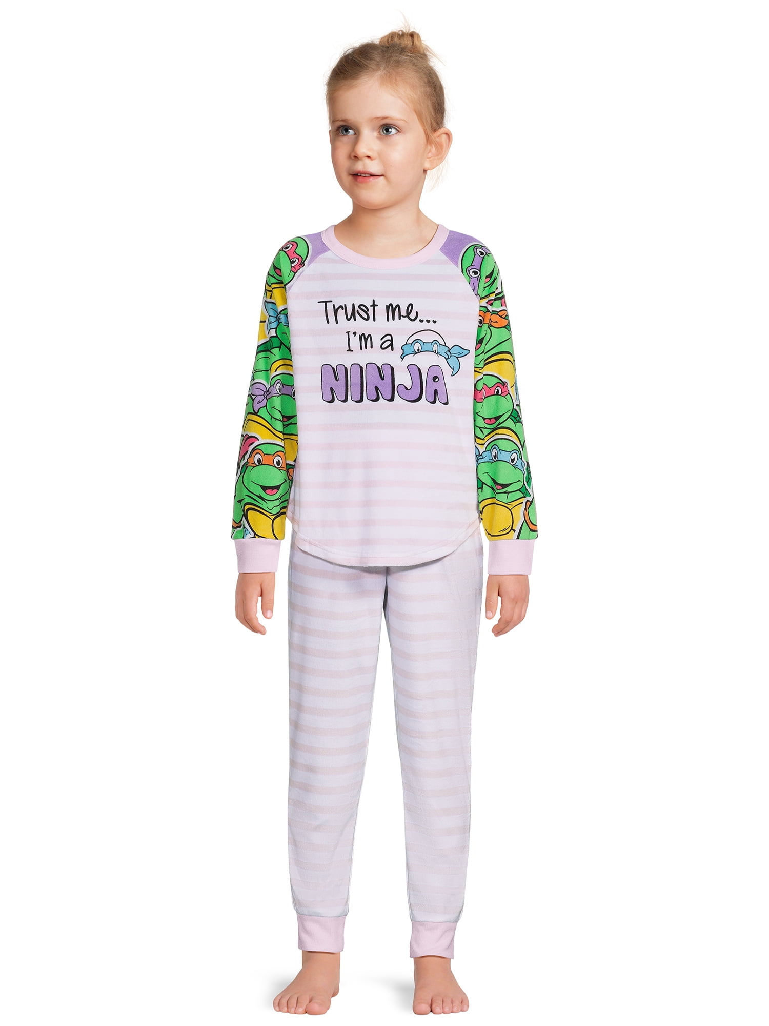 4-7 Years Kids Teenage Mutant Ninja Turtles Pajamas Pjs Set Tops+pants  Nightwear Sleepwear Outfits Gifts