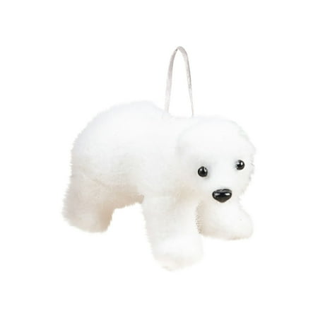 

Veki Tree Cute White Decoration Bear Pendant Mini Plush Home Christmas Decoration Decoration Hangs Chicken Christmas Lights Ornament