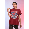 thumbnail image 3 of United States of America 250th Anniversary Patriotic T-Shirt, Vintage USA Flag Eagle Graphic Tee, Independence 1776-2026 Shirt, 3 of 4