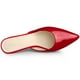 thumbnail image 5 of Zapatos de Tacón de Aguja Con punta Puntiaguda Allegra K Rojo 37, 5 of 7