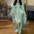 thumbnail image 4 of Spring Summer Sparkling Oversized Long Dress Women Batwing Sleeve Plus Size Robe, 4 of 11