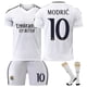 thumbnail image 1 of 2425 Camiseta del Real Madrid, traje de uniforme de fútbol local, traje de entrenamiento No. 7 Ronaldo, niños y adultos, camiseta transfronteriza de 9 MbappéNo.10+Calcetines, 1 of 1