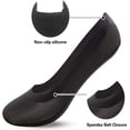 thumbnail image 4 of CAILDANL Womens No Show Thin Socks Cotton Nylon Low Cut Liner Non Slip hidden Invisible Socks for Flats Sneaker 4-6 pack, 4 of 7