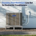 thumbnail image 6 of DELLA 16 Ft Length Central Air Conditioner Line Set, 3/8" & 7/8" O.D. Copper Pipes and 3/8" Thick White XPE Insulated Foam, Compatible with Central AC, Heat Pumps & Other HVAC Systems, 6 of 7