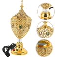 thumbnail image 2 of Cabilock Electric Incense Burner Aromatherapy Function Gold Metal Censer for Home Use Ac110 Compatible Decorative Centerpiece, 2 of 8
