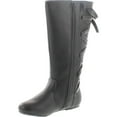 thumbnail image 2 of Yoki Kristin-K Girls High Top Boots with Bow at the Back, 2 of 4