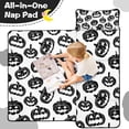 thumbnail image 4 of Halloween Black Pumpkin Silhouettes Toddler Nap Mats for Kids Preschool,50"x20" Sleeping Mat Bag or Kids,Toddler Sleeping Bag,Toddler Nap Mat or Daycare, 4 of 6
