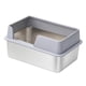 thumbnail image 2 of Caja de arena para gatos, fácil de mover, lavabo para arena, bandeja de avable para gatitos L Gris, 2 of 8