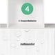 thumbnail image 5 of Librero Organizador Minimalista FRATELLO MUEBLES Mueble Cubos de Almacenamiento 9 Compartimentos Color Blanco, 5 of 8