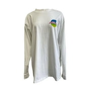 Aiello by Frankies Women's Logo Long Sleeve Tee, White, One Size