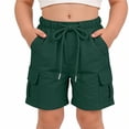thumbnail image 2 of Umfun Girls' Multi-Pocket Cargo Shorts with Drawstring Waist - Durable Summer Utility Shorts for Outdoor Hiking & Casual Daily Wear, 2 of 9