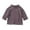 Brown, variant on uikmnh Cute Tops for Teens Girls Velvet Half Turtleneck Long Sleeve Top with Printed Neckline for Autumn Winter Comfort Size:5-6 Years