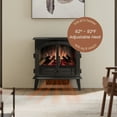 thumbnail image 6 of Modern Ember Harlowe Freestanding Electric Fireplace Stove Heater in Black | Smart Technology | WiFi App, Alexa & Google Control | 1500W | Indoor Portable Heater | Safety Shutoff, 6 of 9