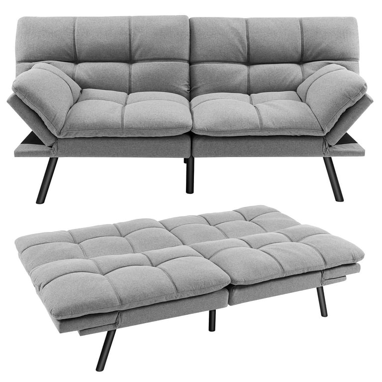 Memory foam clearance futon couch walmart