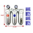 thumbnail image 2 of 1" NPT SUPER DUTY Industrial Grade 3 Stages Filter Coalescing Desiccant Dryer System (MANUAL DRAIN), 2 of 7