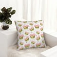 thumbnail image 6 of Yiaed Avocado Lovers Print Pillow Covers Super Soft Decorative Square Throw Pillow Covers Case Cushion Covers for Sofa Couch Bedroom Car Decor（No pillow core）-24"x24", 6 of 7