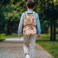 thumbnail image 3 of Aplkyhs Capybara Flower School Backpack for Age 6-18 Large Capacity Ergonomic Padded Adjustable Straps School Bag for Boys Girls K-12 Students Back to School Gift Daily Use, 3 of 7