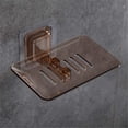 thumbnail image 3 of Plato de jabón autoadhesivo de una sola capa, accesorios para baño, cocina, balcón, escurridor montado en la pared, cesta de almacenamiento, 3 of 4