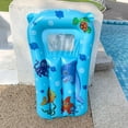 thumbnail image 1 of Cartoon Kids Water Hammock Recliner Inflatable Floating Row Swimming Mattress Swimming Ring Pool Party Toy Lounge Bed For Kids, 1 of 6