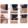 thumbnail image 4 of Bangcool 2PCS Cork Bulletin Board Set Hanging Message Corkboard Cork Memo Board for Wall, 4 of 10