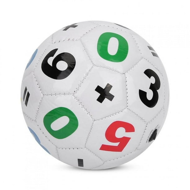 Mini Pelota de Fútbol Ecomeon Tamaño Mini 2 PVC Juguete de Ejercicio Blanco