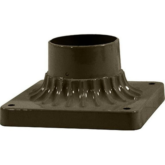 Dabmar Lighting BS222-BZ 3 in. Pier Mount Base, Bronze