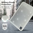 thumbnail image 5 of TECH CIRCLE Case for iPad Pro 11 inch Case (M4) 2024,,Clear Slim Glitter Bling Sparkle Kid Girls Women Full-Body Protective Soft TPU Back Cover Lightweight Thin Shell,White, 5 of 7