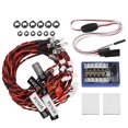 thumbnail image 2 of Lampe Flash, Kit d'Éclairage 12 LED Simulation Plat pour Femmes Hommes pour HSP CC01 1/10 1/8 RC Voiture, 2 of 8