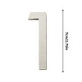 thumbnail image 2 of Vrorvz Long Lasting Acrylic Number Plates with Hand Silkscreen and Engraving Suit for DIY Home Office Decor and Customization Easy Application with Adhesive Backing, 2 of 2
